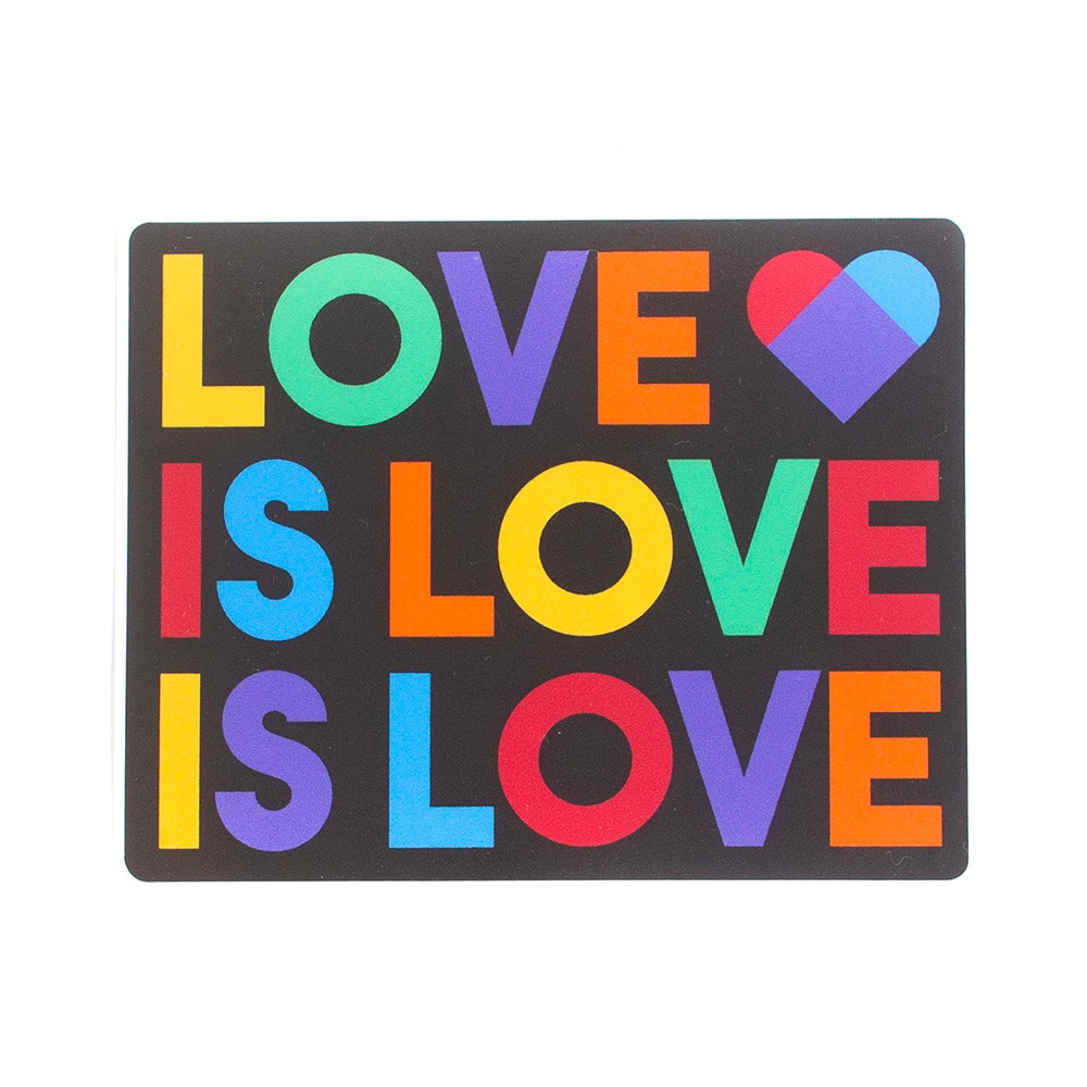 StickersNW, 3", Sticker, Love is Love is Love